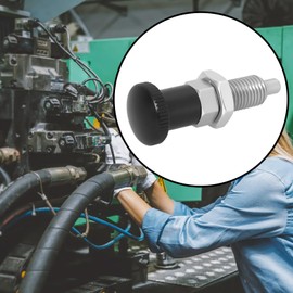 LT Easiyl M8 Spring Pin with Reset Type Indexing Pen with Round Head Stainless Steel Suitable for Jigs and Shapes of Mechanical Devices