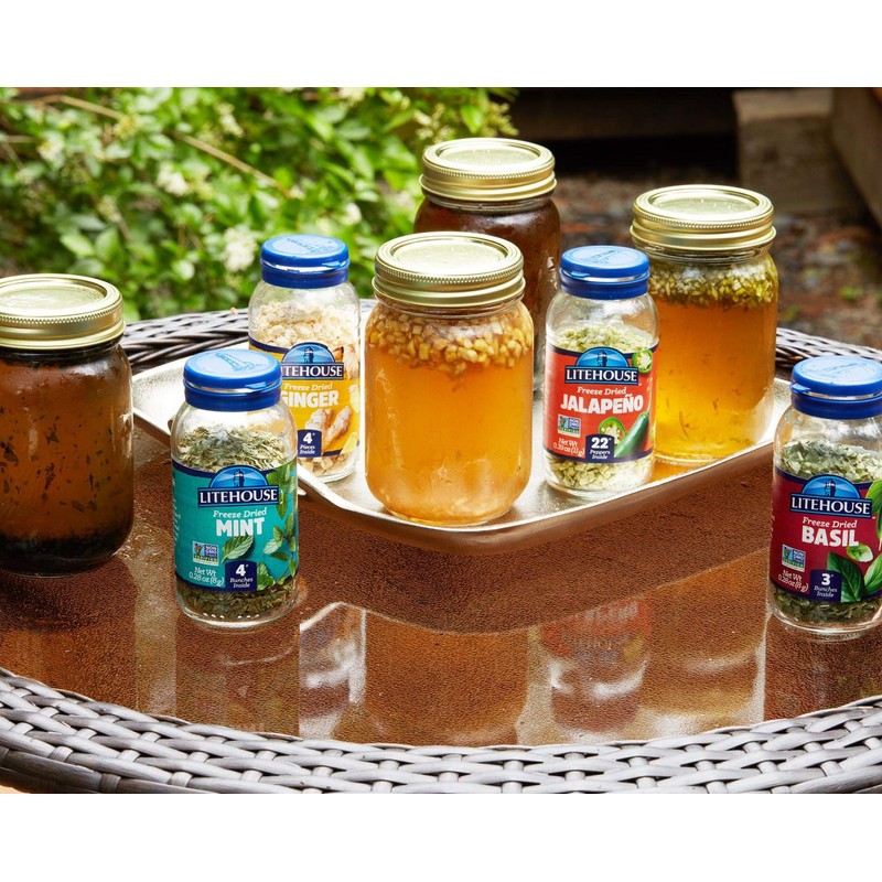 Litehouse Freeze Dried Mint, 0.28 Ounce, 6-Pack