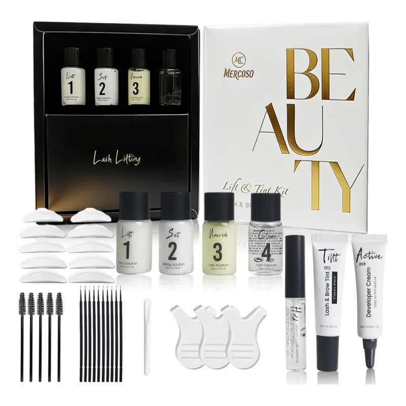 Lash Lifting Y Tinte Kit De Ceja Y Pestaña Con