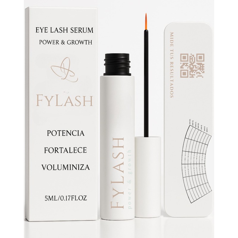 FYLASH Eyelash Serum 5ml (4 Month Treatment) Natural Growth &