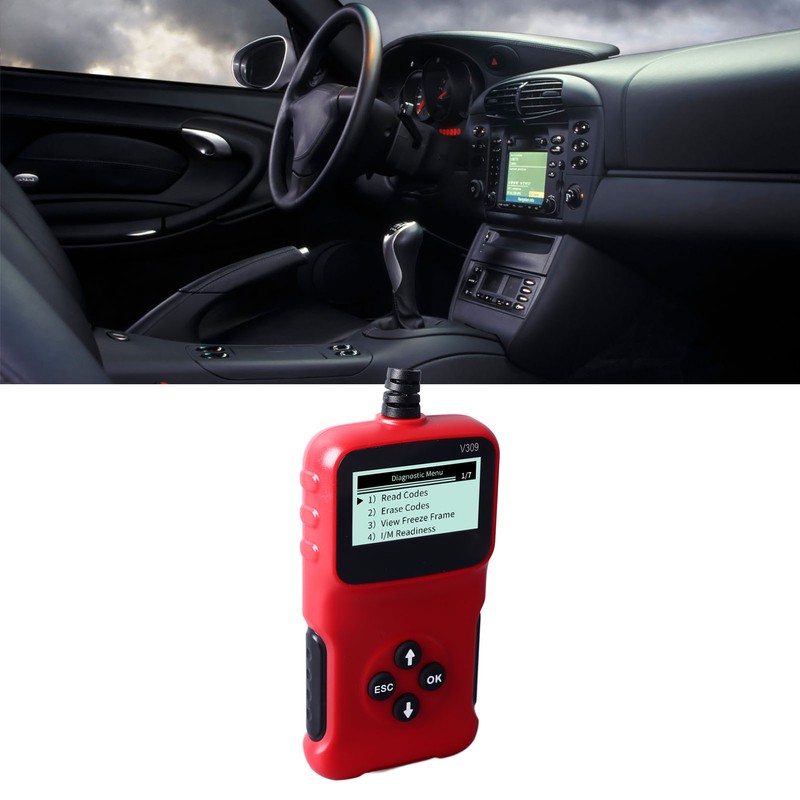 Car Diagnostic Instrument 12V Multifunctional Engine Fault Detection Scanner Auto