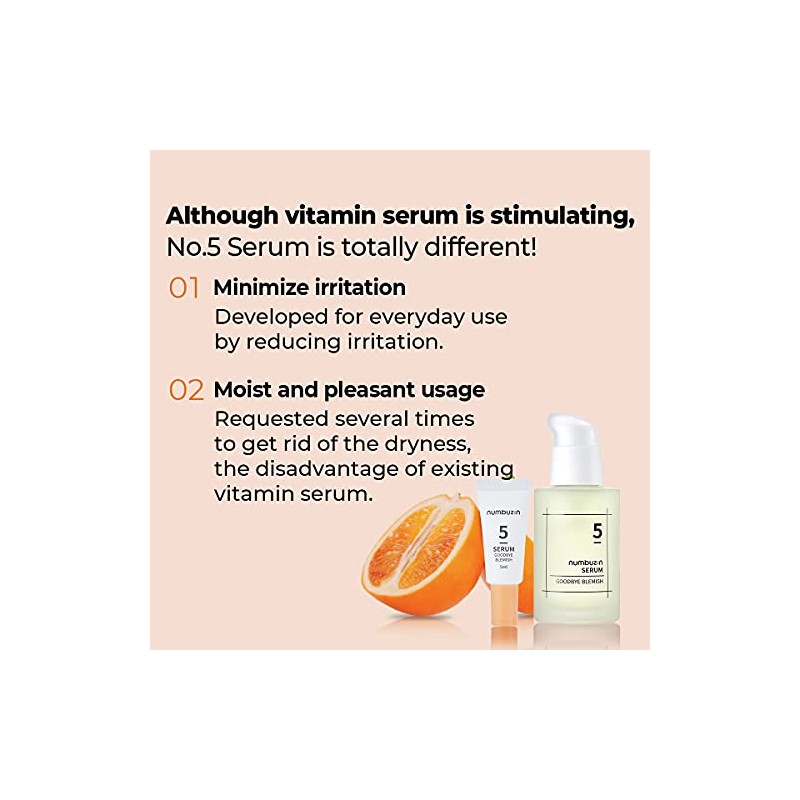 numbuzin No.5 Goodbye Blemish Serum 1.69fl oz / 50ml |