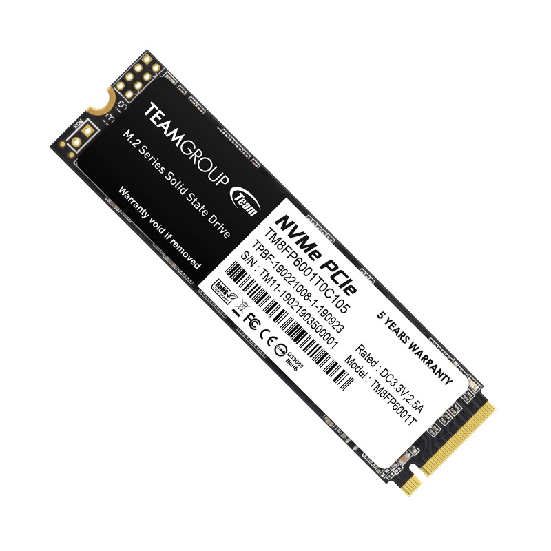Team M.2 2280 NVMe SSD 1TB PCIe Gen3x4 MP33 Series