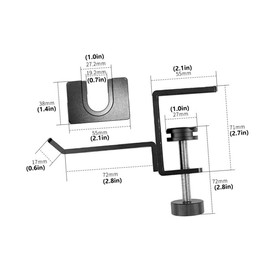 Gatuida Gaming Headset Headphone Hook Desk Hook Holder for Headphones and Easy to Use
