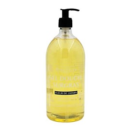 BeauTerra Gel de Ducha Ultra Hidratante Flor de Jazmn. Gel Limpiador corporal orgnico hidratante, 0 jabn, pieles secas o sensibles. Cuerpo y cabello  