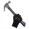Straame Pack of 12 or 24 Black Safety Work Gloves,
