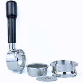 54mm Bottomless Portafilter ABS Handle Set – Fits Breville Barista Express, Bambino, Impress, Duo Temp Pro and Infuser – Includes 18g Filter Basket, Hands-Free Dosing Funnel & Puck Screen