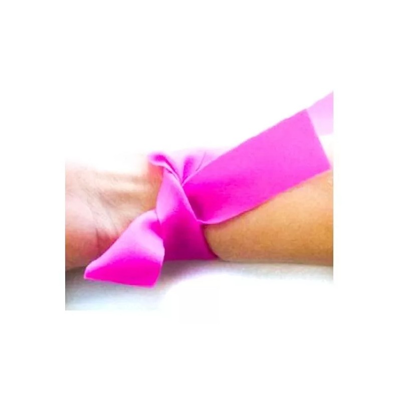 MedStar 1 Pz Ligadura Rosa Pink Torniquete Tipo Latex Enfermera