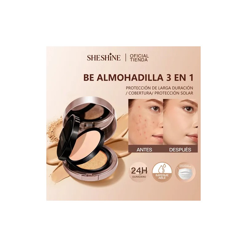 Base De Maquillaje Sheshine Cushion Ss2012 Ligera Y Natural