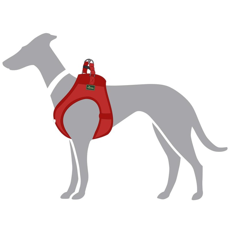 HUNTER Love Dog Harness, Colour: Brown, Soft Cowhide Leather, Breathable