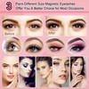 Qsrsjcq Magnetic Eyelashes, Magnetic Eyelashes with Applicator, Double Sided Magnetic