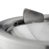 Relaxdays Wind Ashtray, Set of 3, Hinged Lid, Outdoor &