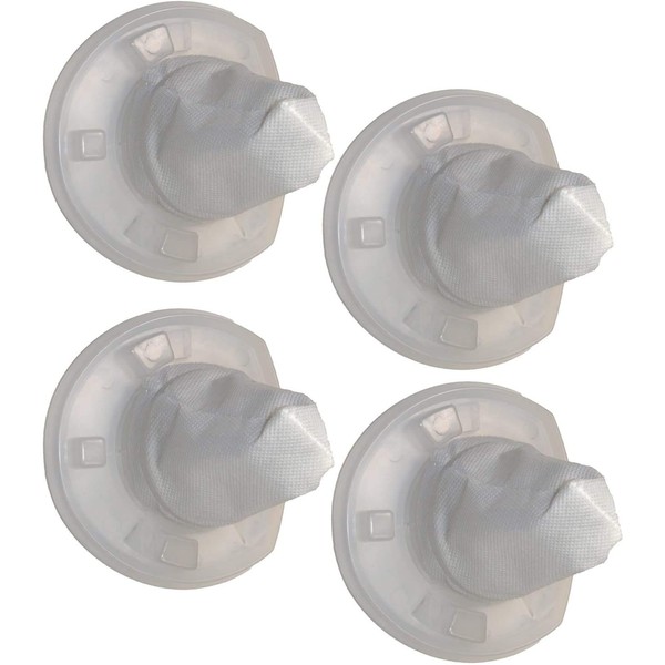 HQRP 4-Pack Washable Filter compatible with Black & Decker DustBuster HHVI320JRS02, Hand Vacuums