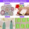 REKOBON Cuerda de Hilo, Cinta de Hilo de Algodón para