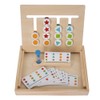 Children Educational Toy Four Color Wooden Blocks Logical Thinking Training