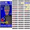 Ultimate Magnetic Toolbox Label organizer set for tool chest, boxes,