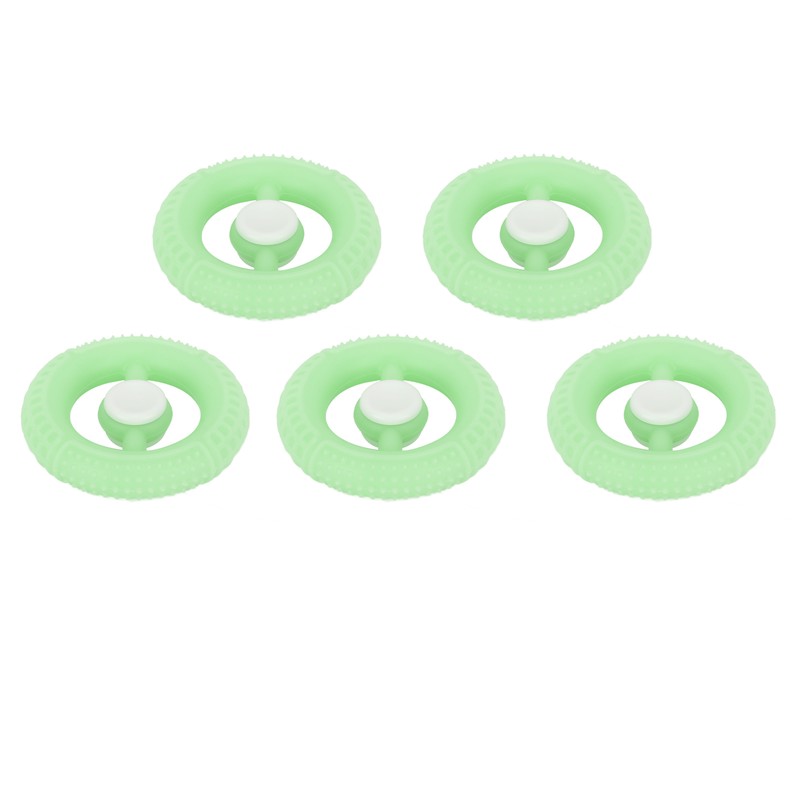 5PCS Rotating Spinning Round Grip Ring Tyre Shape Rotating Spinning
