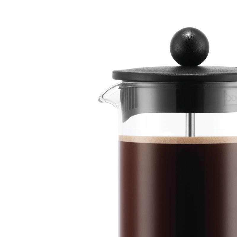 Bodum 12oz Brazil French Press Coffee Maker, High-Heat Borosilicate Glass,
