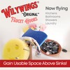 Wilywings Faucet Hooks Sponge Holder Sink Caddy Gain Space in
