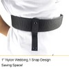 Depring Nylon Handcuff Strap Holder Single Snap Slide-On fits 2.25
