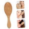 Vaguelly 3Pcs Bamboo Scalp Massage Comb Static Hair Brush for