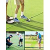 Golf Alignment Sticks 2-Pack - 48" Tri-Fold Golf Training Aid