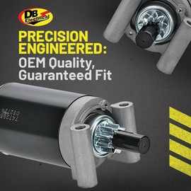 DB Electrical 410-21111 Starter Compatible with/Replacement for Kohler ZT Series, KT Series, Courage Twin SV840, SV830, SV820, SV810, SV740, SV735, SV730, SV720, SV715, SV710 32-098-08, 32-098-08S