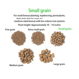 ZzbTwinkle Japanese Super Hard Akadama Bonsai Soil - Small Grain (3-6mm), 6 lb (3.6 QT) | Premium Volcanic Clay Medium for Succulents,Cactus,Orchids, Bonsai & Topsoil