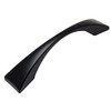 Cosmas 5 Pack 6263FB Flat Black Modern Cabinet Hardware Handle