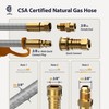 15FT 3/8" ID Natural Gas Hose – PVC Rubber Outer
