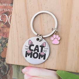 Cat Mum Birthday Gifts for Girls Women Best Cat Mom Keyring Gift for Cat Mums Cat Gifts for Cat Lovers Owners Cat Themed Gifts for Daughter Granddaughter Cat Owner Mothers Day Gift for Cat Mama