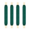 Set of 4 Green Binding Wire, Sturdy Flower Wire, 0.65