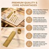 Bamboo Travel Cutlery Set with Storage Tube