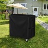 Isamant Prep Grill Table Cover,36 Inch Waterproof Outdoor Wicker Storage