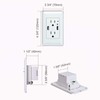 KCMYTONER 1PK Smart High Speed USB Charger Wall Outlet, 2