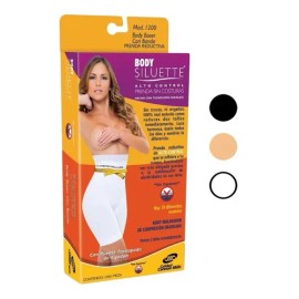 Faja Body Strapless Bóxer Short Con Banda Body Siluette 1200