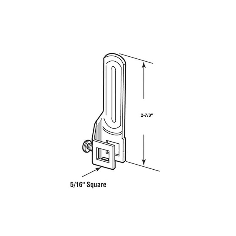 Gordon Glass Co. Steel T-Handle Cam - Right/Locking cam for