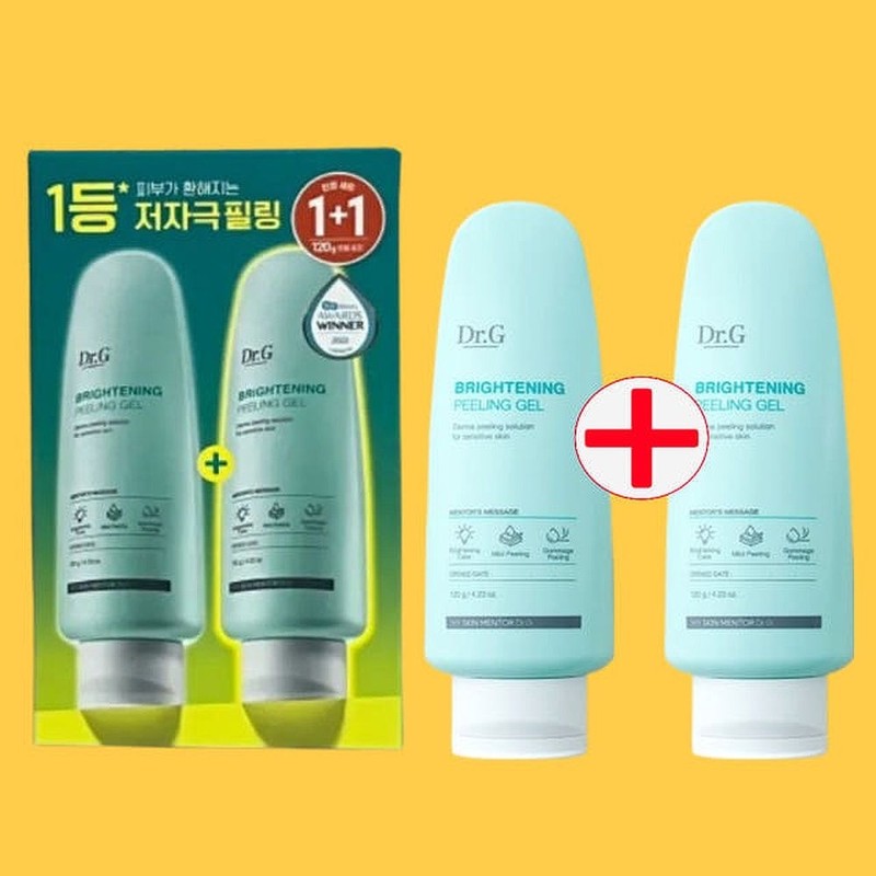 Dr.G Brightening Peeling Gel 120g+120g Dead Cell Pack Exfoliation /