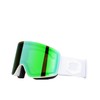 Out Of Void Ski and Snowboard Goggles (White Green)