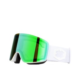 Out Of Void Ski and Snowboard Goggles (White Green)
