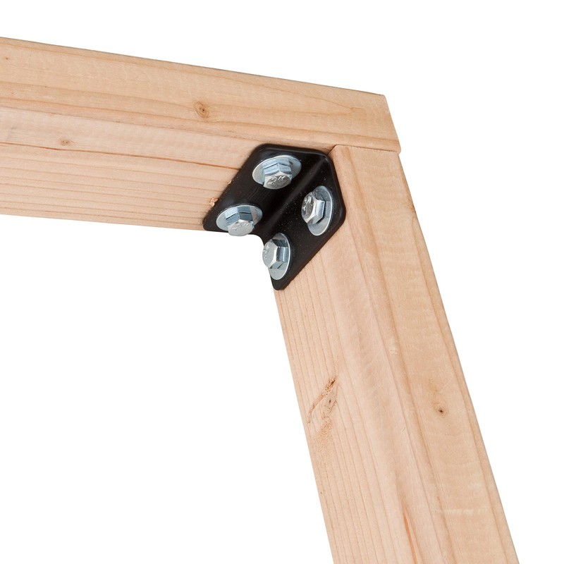 National Hardware N351-483 1212BC Corner Brace in Black finish