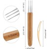 AUGSUN Dreadlock Crochet Tool Needle for Dreads for Braided Hair