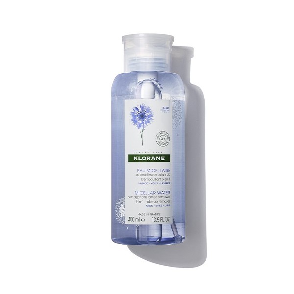 Klorane Micellar Water with Organically Farmed Cornflower 400ml