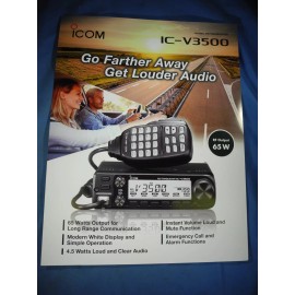 ICOM IC-V3500 144 MHz FM Transceiver Product Information Sales Material