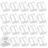 20 Pieces Acrylic Stands Clear Place Card Holders , Card