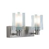 Jesco Lighting WS301-2 Akina Series 301 2-Light Wall Sconce, White