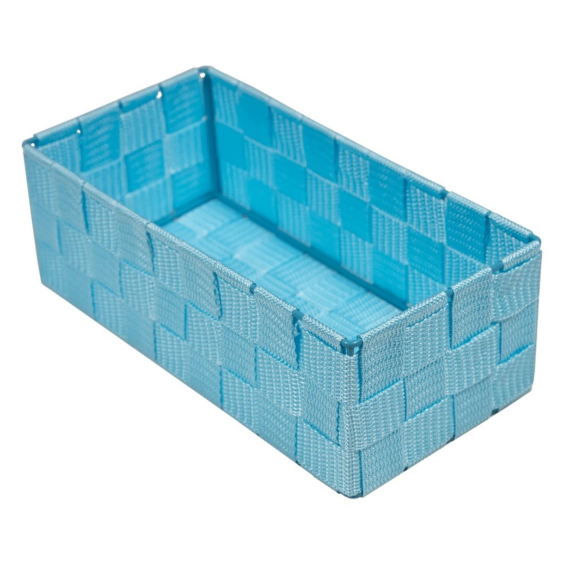 DRULINE Set of 4 Silk Storage Baskets Bathroom Basket Decorative