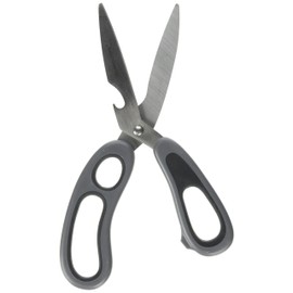Fusionbrands PowerShears Stainless Steel, Safe Hold Kitchen Scissors, Black/Stainless