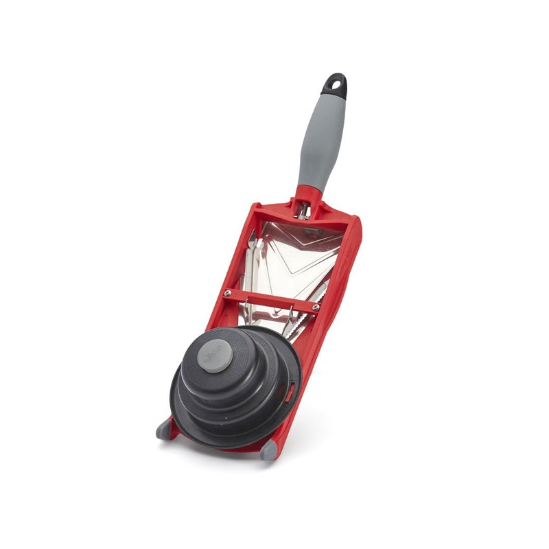 de Buyer Disc Cutter, Plastic, Red, 36.5 x 12.2 x
