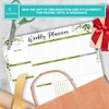 Decorably 52 Sheets Forest Green Undated Weekly Planner Tear Off